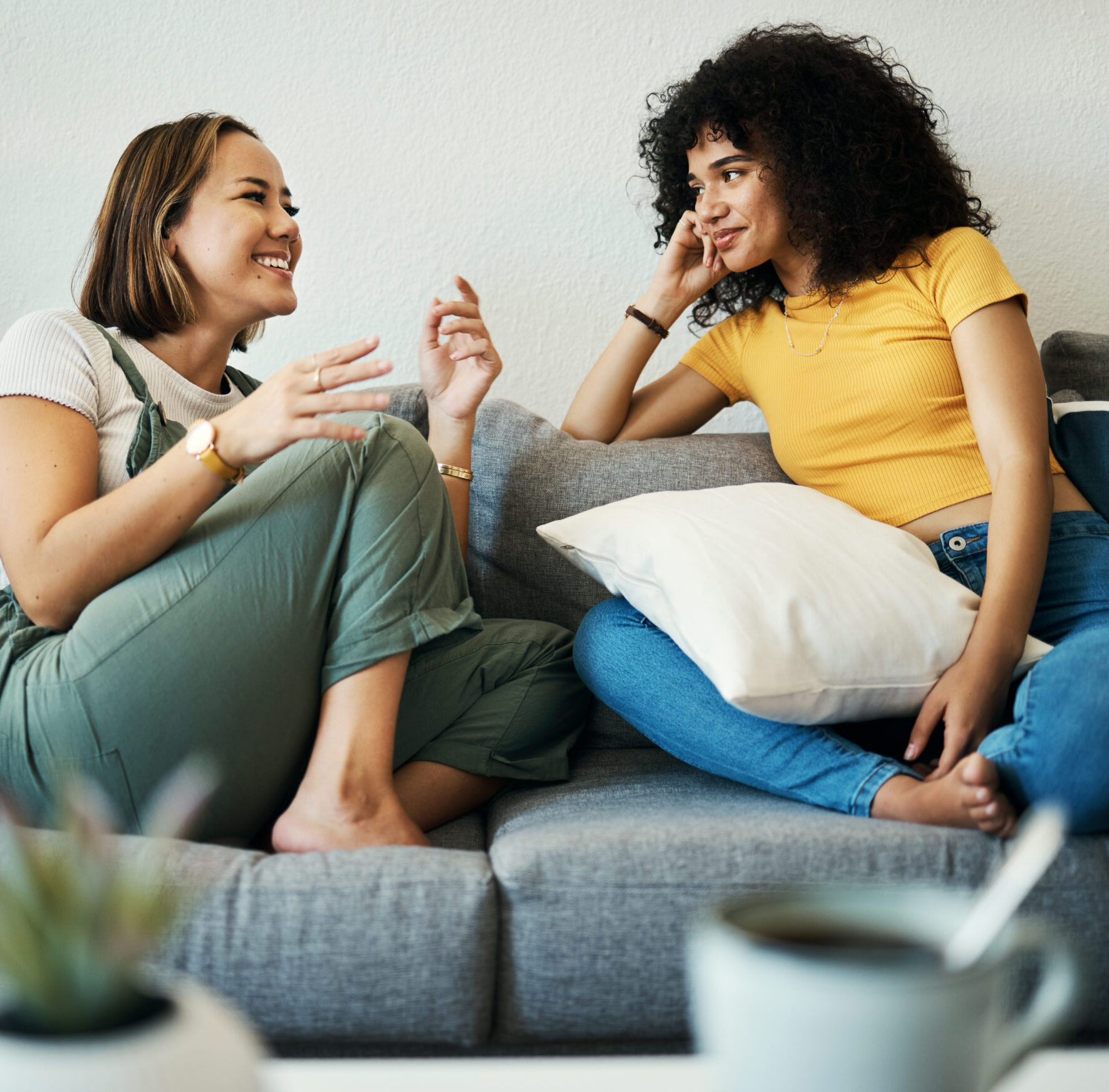 Forza Facilitating Transformation Women, friends talk and conversation